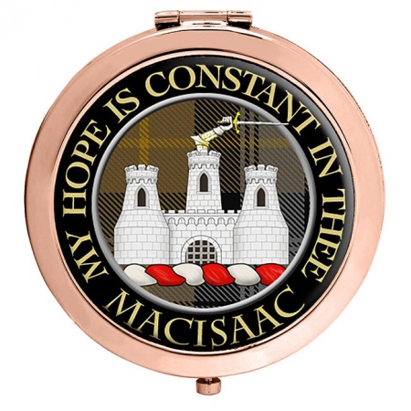 MacIsaac Scottish Clan Crest Compact Mirror