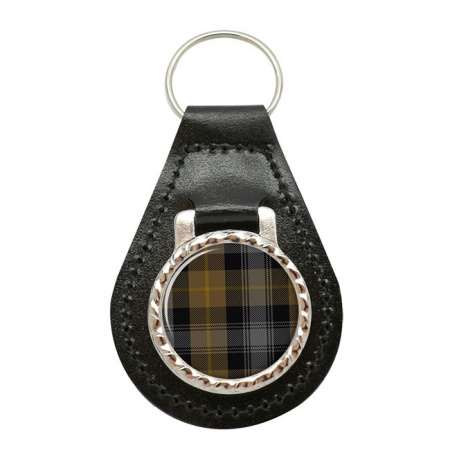 MacIsaac Scottish Tartan Leather Key Fob