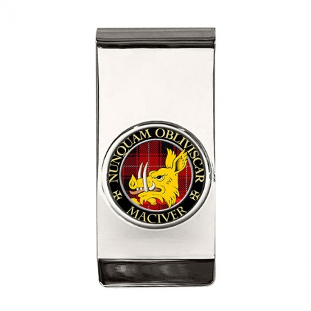 Maciver Scottish Clan Crest Money Clip