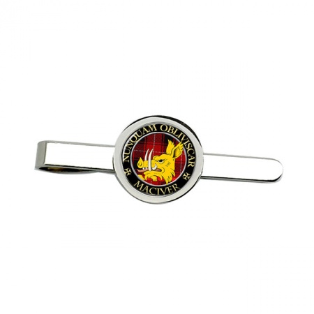 Maciver Scottish Clan Crest Tie Clip