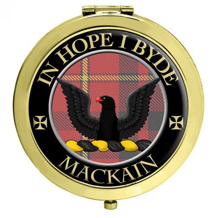 Mackain Scottish Clan Crest Compact Mirror