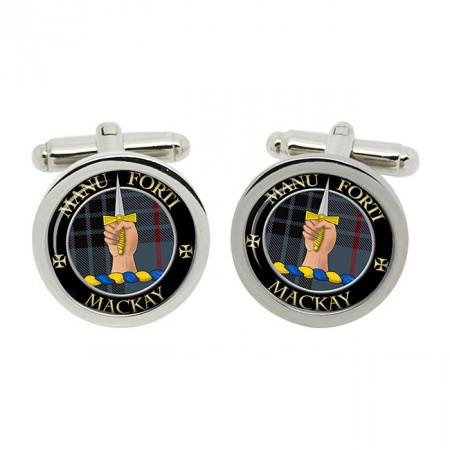 Mackay Scottish Clan Crest Cufflinks