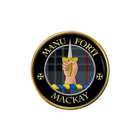 Mackay Scottish Clan Crest Pin Badge