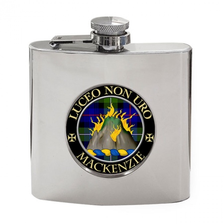 Mackenzie Scottish Clan Crest Hip Flask