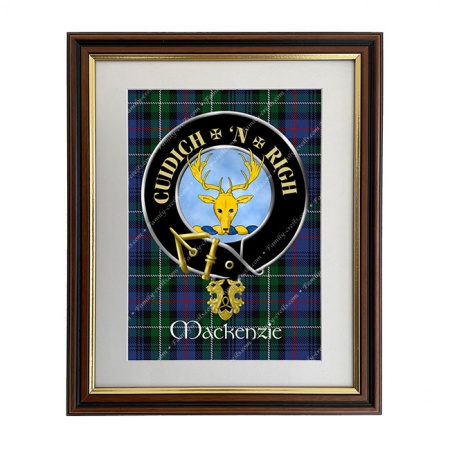 Mackenzie of Kintail Scottish Clan Crest Framed Print
