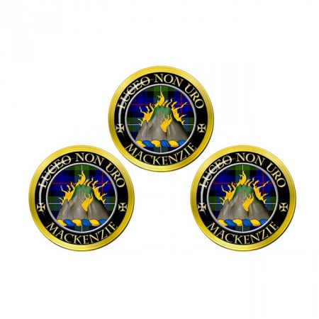 Mackenzie Scottish Clan Crest Golf Ball Markers