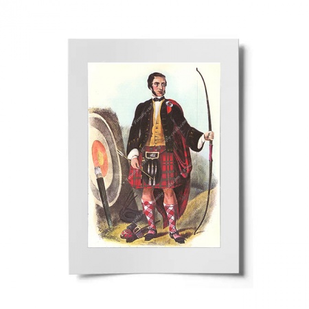 Mackinnon Scottish Clansman Ready to Frame Print