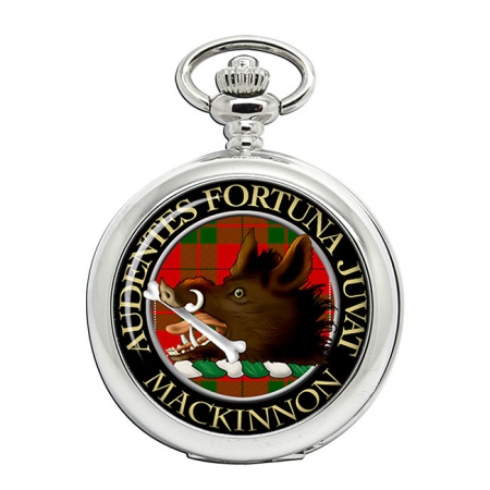Mackinnon Scottish Clan Crest Pocket Watch