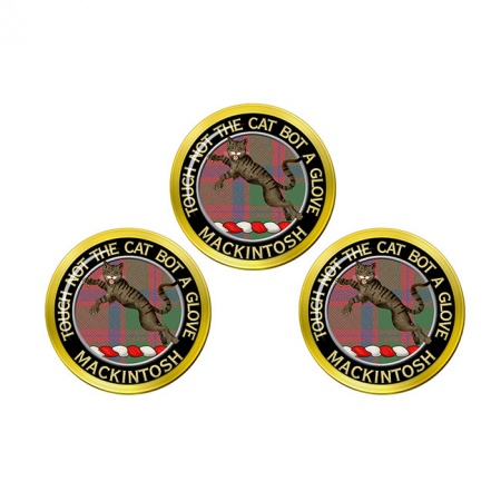 Mackintosh Scottish Clan Crest Golf Ball Markers