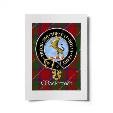 Mackintosh Scottish Clan Crest Ready to Frame Print