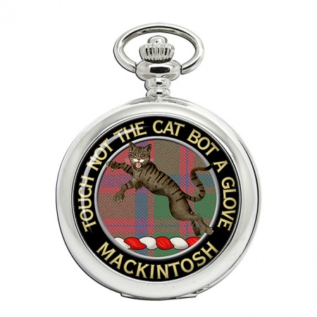 Mackintosh Scottish Clan Crest Pocket Watch