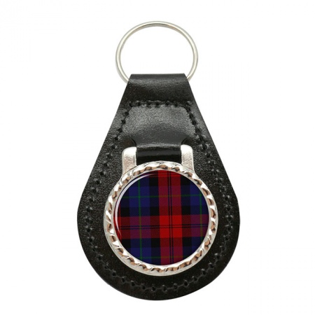 Maclachlan Scottish Tartan Leather Key Fob