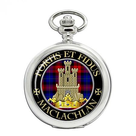 Maclachlan Scottish Clan Crest Pocket Watch