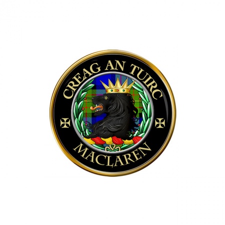 MacLaren Scottish Clan Crest Pin Badge