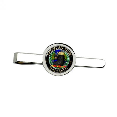 MacLaren Scottish Clan Crest Tie Clip