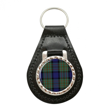 MacLaren Scottish Tartan Leather Key Fob