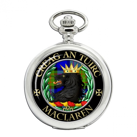 MacLaren Scottish Clan Crest Pocket Watch