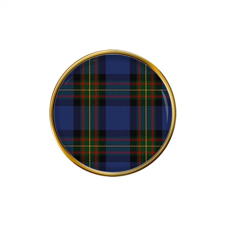 MacLaurin Scottish Tartan Pin Badge