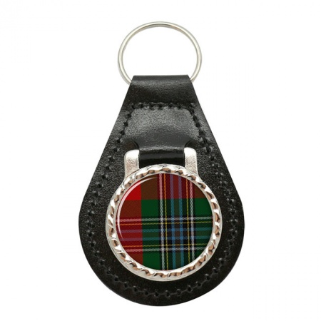 Maclean Scottish Tartan Leather Key Fob