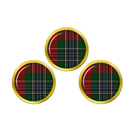 Maclean Scottish Tartan Golf Ball Markers