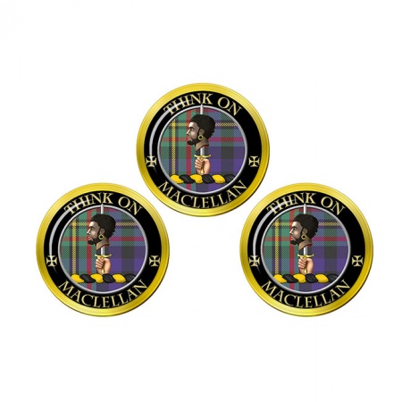 MacLellan Scottish Clan Crest Golf Ball Markers