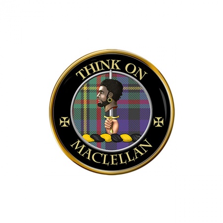 MacLellan Scottish Clan Crest Pin Badge