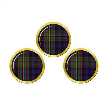 MacLellan Scottish Tartan Golf Ball Markers