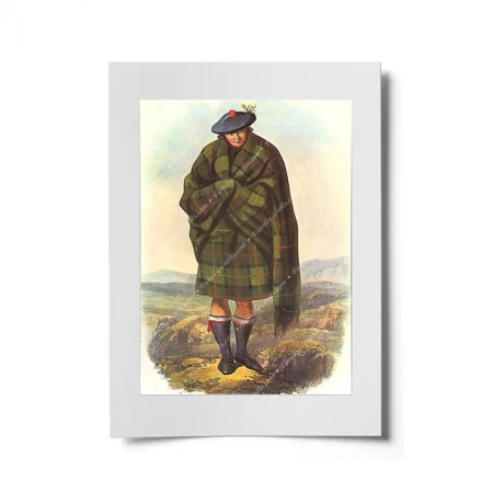 MacLennan Scottish Clansman Ready to Frame Print
