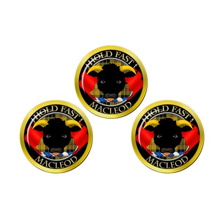 Macleod Scottish Clan Crest Golf Ball Markers