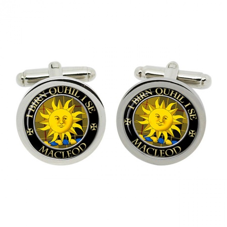 Macleod of Lewis (I Birn Quhil I Se Motto) Scottish Clan Crest Cufflinks