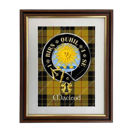 Macleod of Lewis (I Birn Quhil I Se Motto Scottish Clan Crest Framed Print