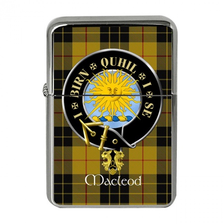 Macleod of Lewis (I Birn Quhil I Se Motto) Scottish Clan Crest Flip Top Lighter