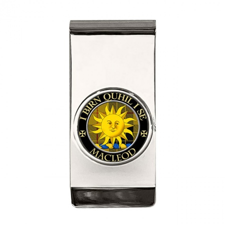 Macleod of Lewis (I Birn Quhil I Se Motto) Scottish Clan Crest Money Clip