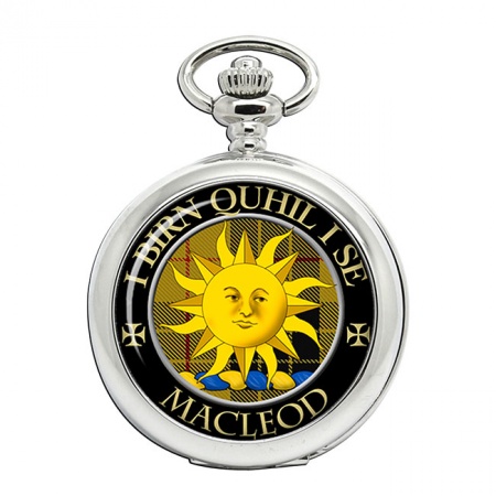 Macleod of Lewis (I Birn Quhil I Se Motto) Scottish Clan Crest Pocket Watch