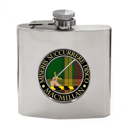 MacMillan Scottish Clan Crest Hip Flask