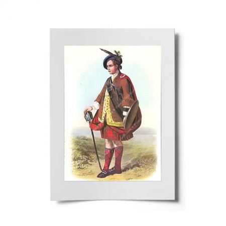 Macnab Scottish Clansman Ready to Frame Print