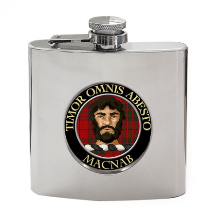 Macnab Scottish Clan Crest Hip Flask