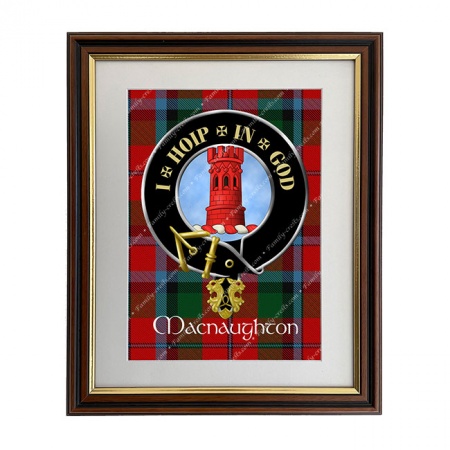 Macnaughton Scottish Clan Crest Framed Print