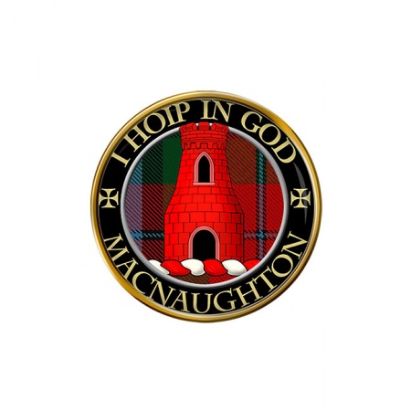 Macnaughton Scottish Clan Crest Pin Badge