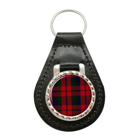 Macnaughton Scottish Tartan Leather Key Fob