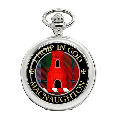 Macnaughton Scottish Clan Crest Pocket Watch