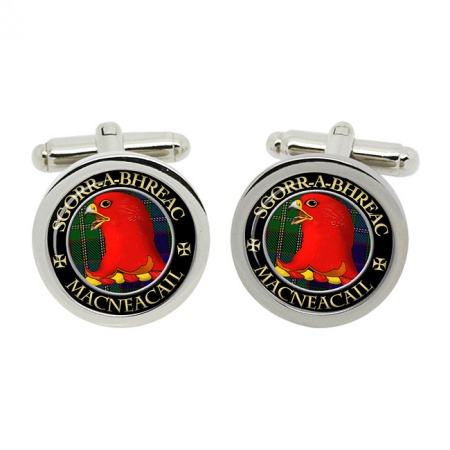 MacNeacail Scottish Clan Crest Cufflinks