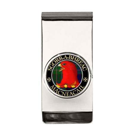 MacNeacail Scottish Clan Crest Money Clip