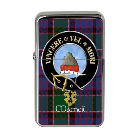 MacNeil (Vincere vel mori motto) Scottish Clan Crest Flip Top Lighter
