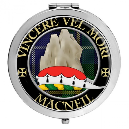 MacNeil (Vincere vel mori motto) Scottish Clan Crest Compact Mirror