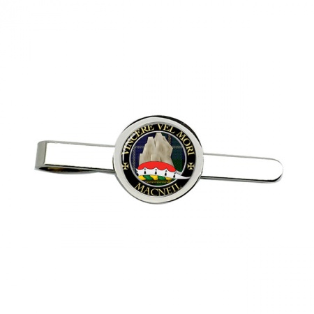 MacNeil (Vincere vel mori motto) Scottish Clan Crest Tie Clip