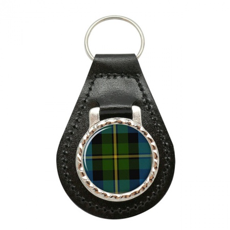 MacNeil Scottish Tartan Leather Key Fob
