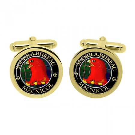 Macnicol Scottish Clan Crest Cufflinks