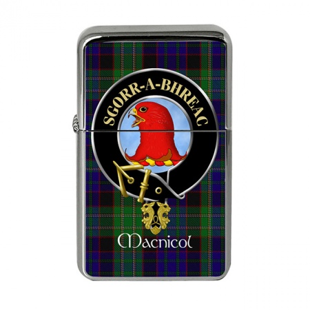 Macnicol Scottish Clan Crest Flip Top Lighter