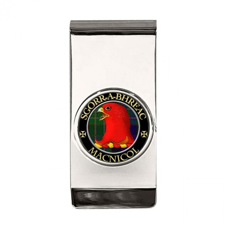 Macnicol Scottish Clan Crest Money Clip